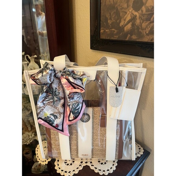 NWT Set of 2 Aldo Bags, Wallet, Scarf - Picture 1 of 12